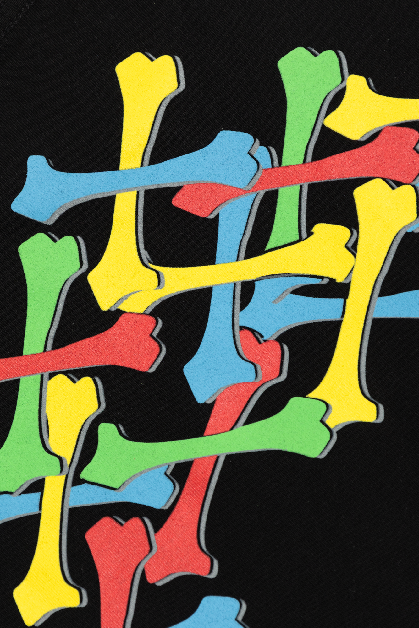 Black T-shirt with colourful print Amiri Kids - Vitkac GB